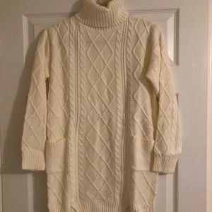 White Turtleneck Sweater